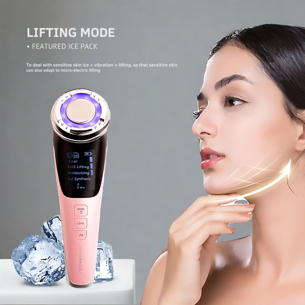 GlowWave: LED Light Therapy Facial Massager