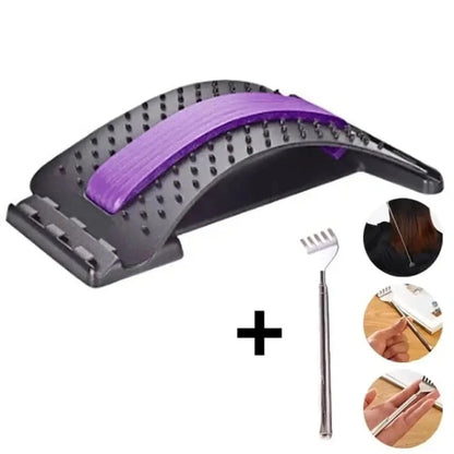 SpineAlign Back Relief Tool Back Massage purpleA RELAXNECT